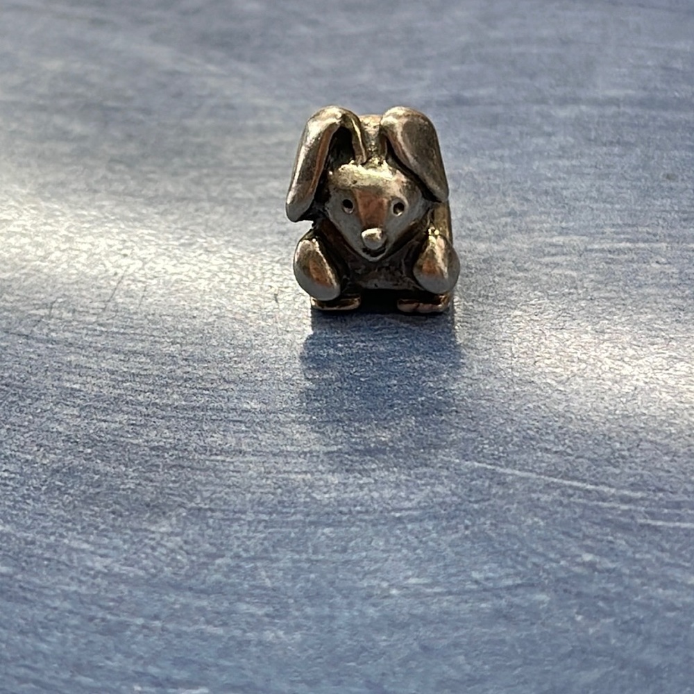 Pandora bunny easter rabbit sterling silver 925 ale charm